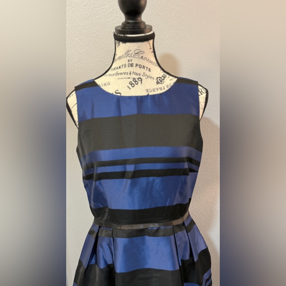 NWT Southern Tide Sleeveless Stripe Fit-and-Flare Dress - Picture 13 of 13